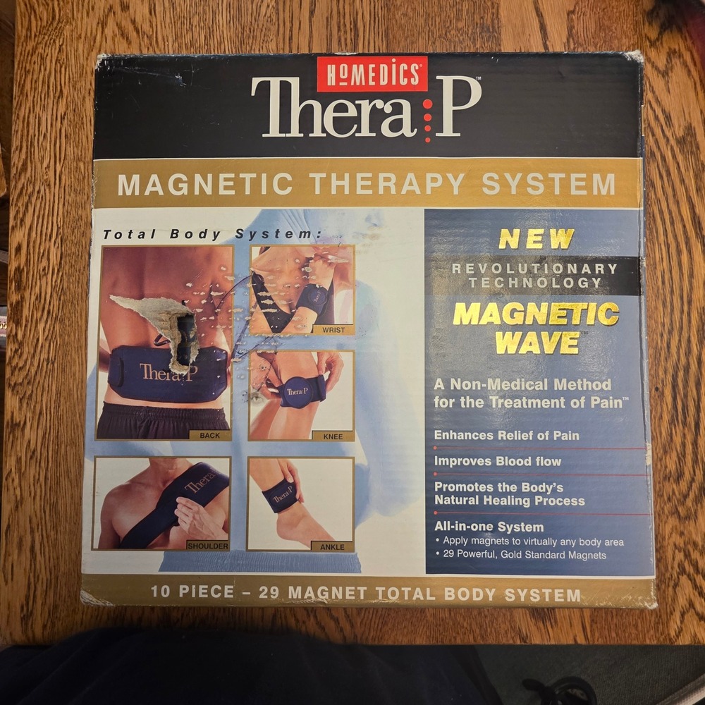 Homedics‎ TheraP Magnetic Therapy System 10 Piece Total Body Set MTP-1000 Blue